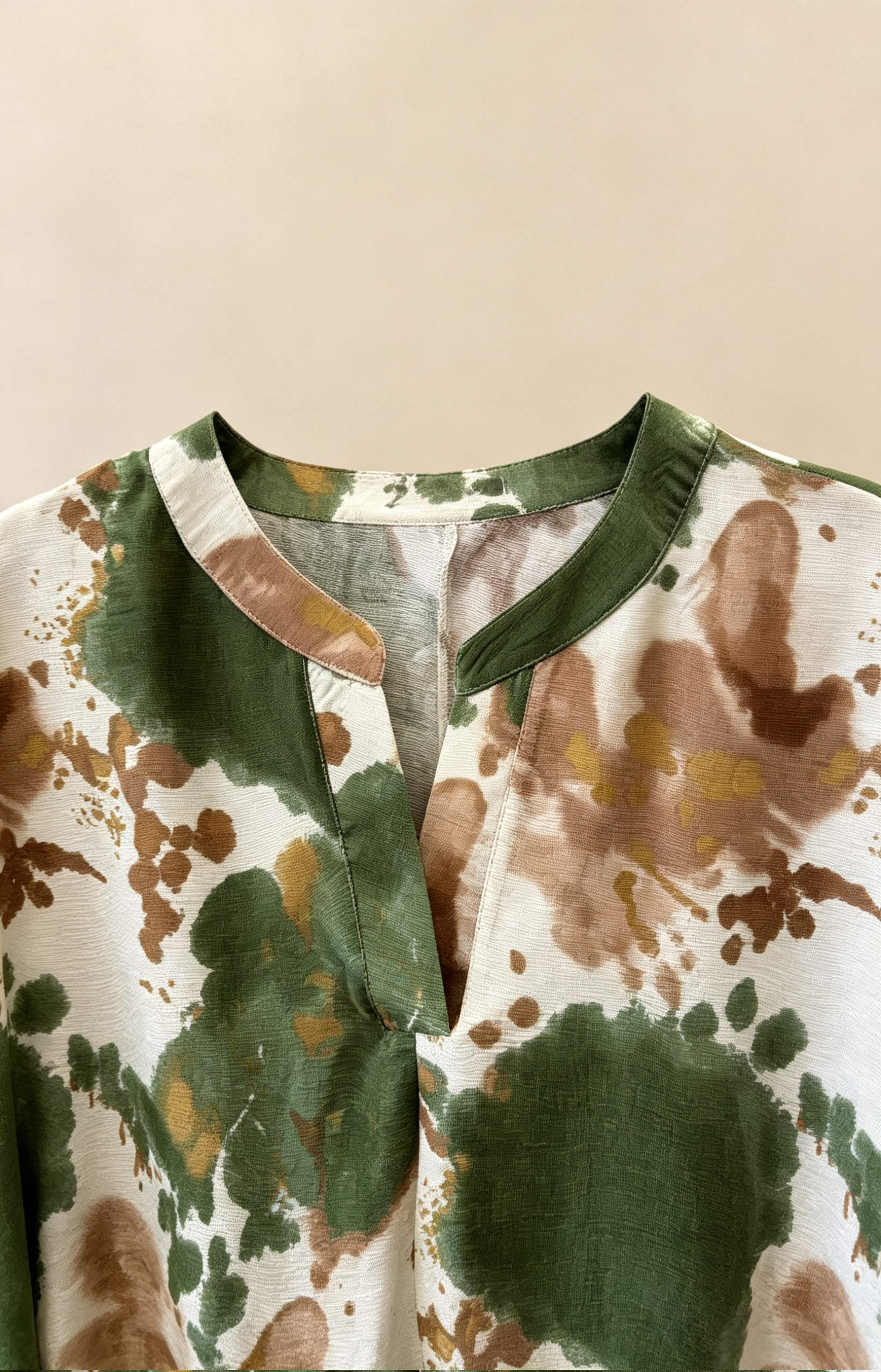 Blouse Grande Taille Femme 46-60 | Haut Imprimé Tie-Dye, Manches Courtes, Plusieurs Couleurs Disponibles H 637