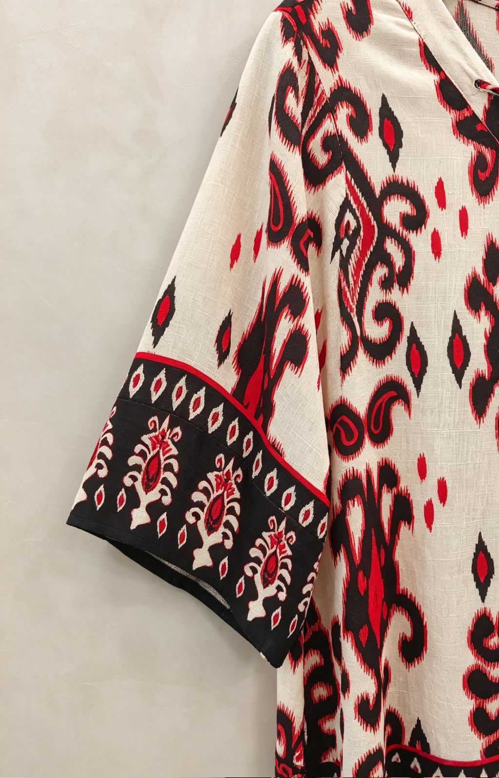 Blouse Grande Taille 46-60 | Motif Ikat Évasée | Minceur | Plusieurs Couleurs H 28