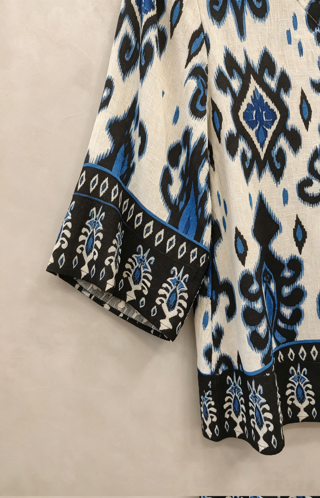 Blouse Grande Taille 46-60 | Motif Ikat Évasée | Minceur | Plusieurs Couleurs H 28