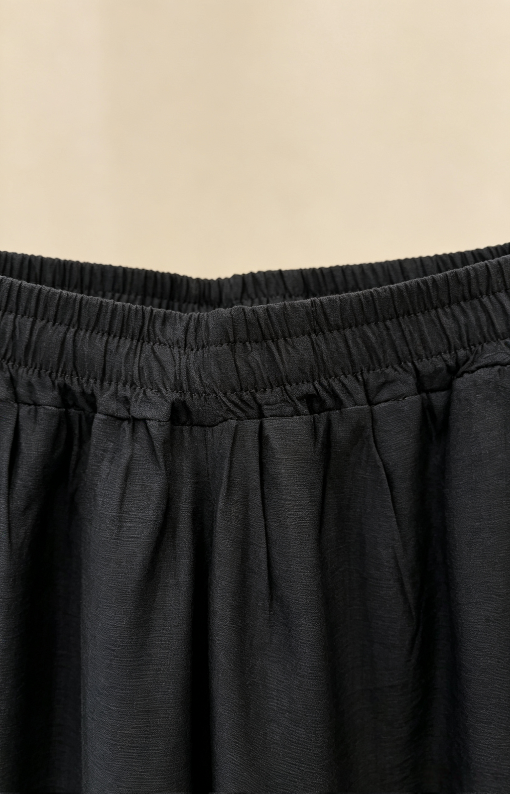 Pantalon 7/8 Grande Taille Femme 46-60 | Culotte Large Beige Fluide, Confortable et Légère, Plusieurs Couleurs Disponibles P 603 UNi